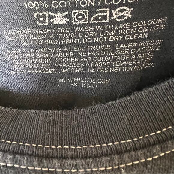 2 Pac T-Shirt Unisex Size M/M Gray Poetic Just Long Sleeve 100% Cotton - Picture 13 of 14